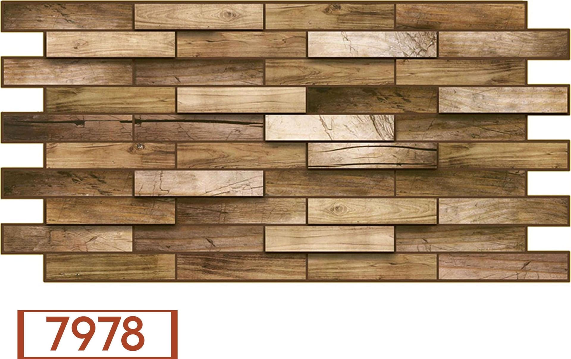 Pannelli 3D Rivestimento a parete in PVC effetto pietra, mosaico, legno Realistici e isolanti. - Eternal Parquet