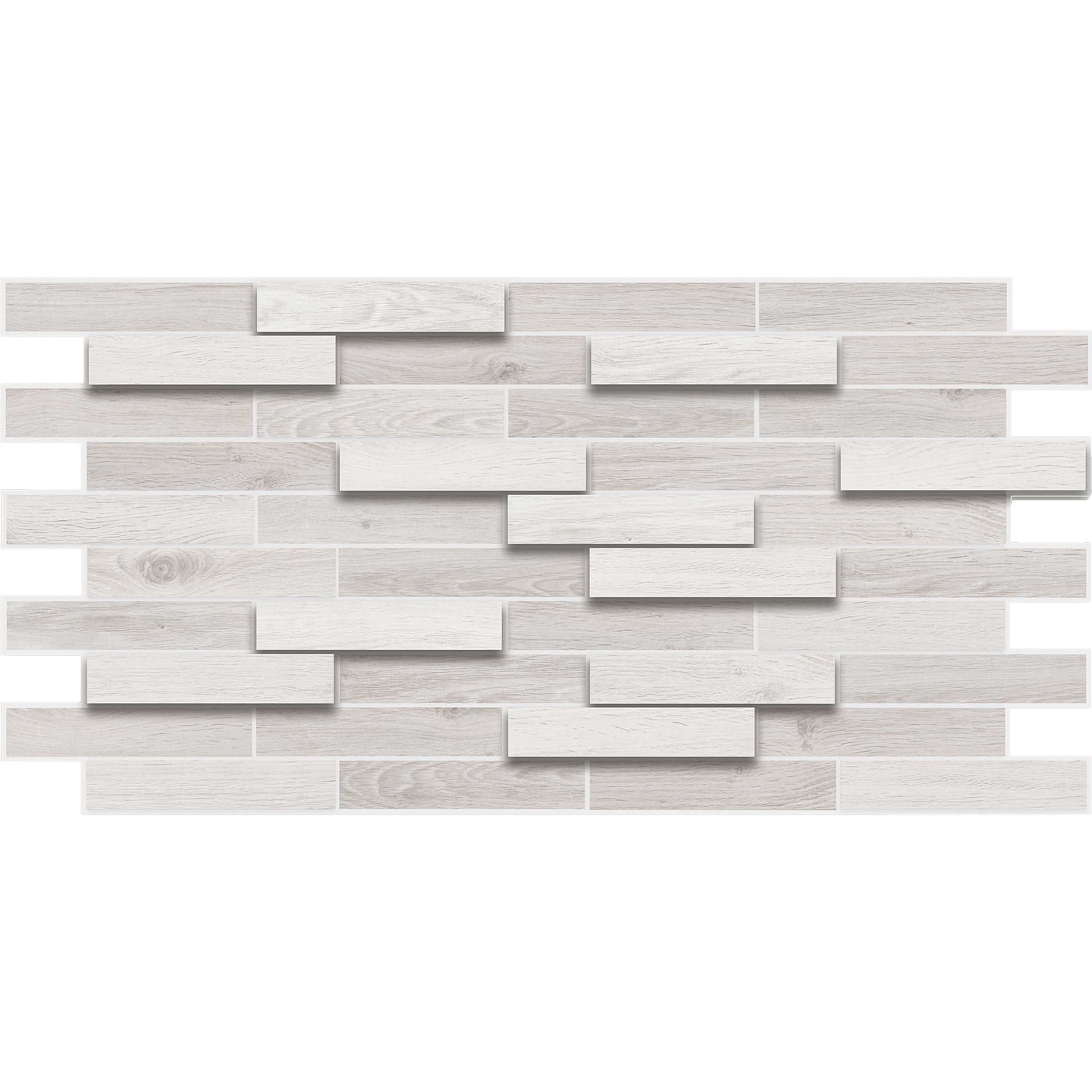 Pannelli 3D Rivestimento a parete in PVC effetto pietra, cementine, Maioliche, legno Realistici e isolanti. - 47