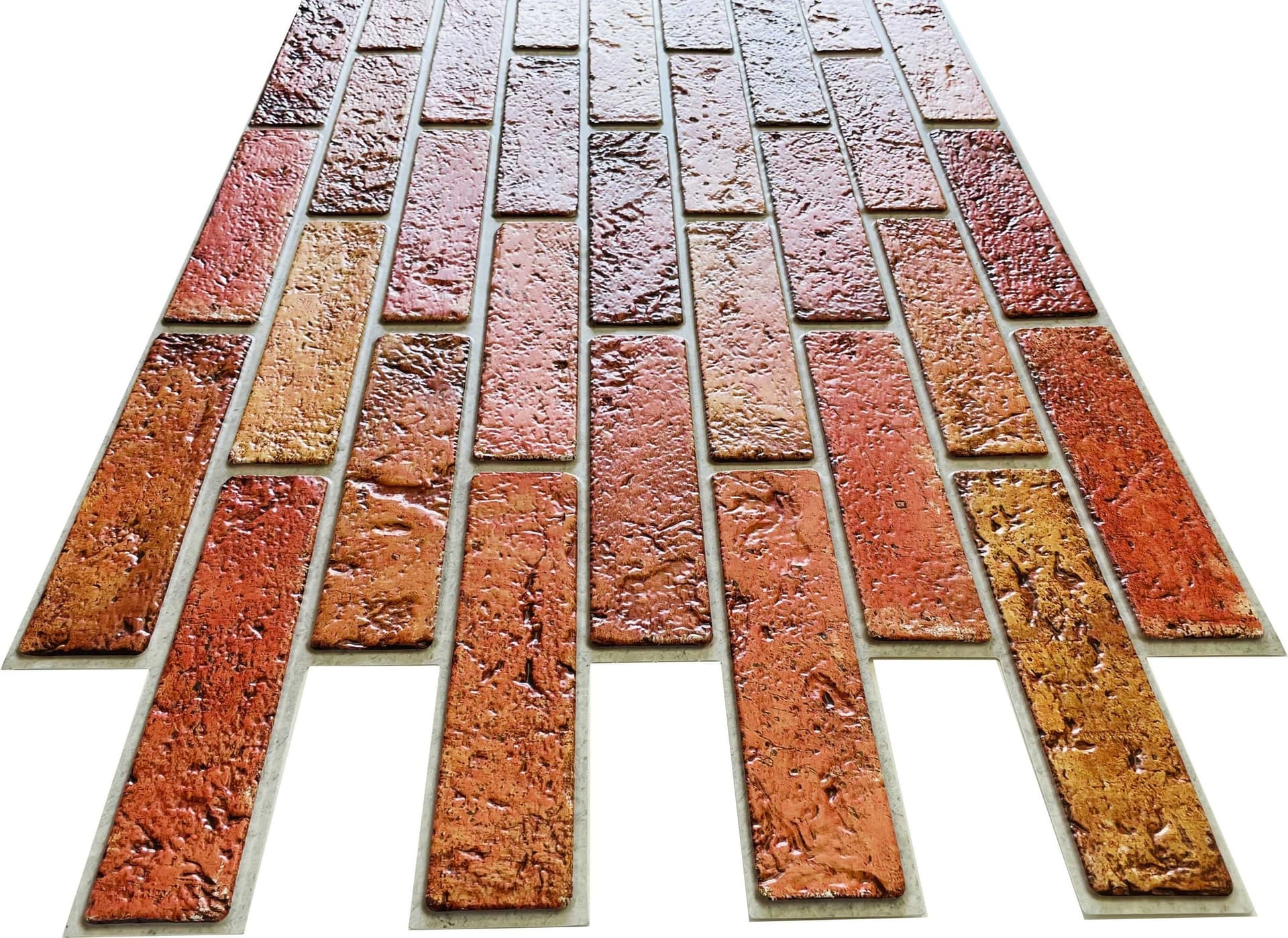 Pannelli 3D Rivestimento a parete in PVC effetto pietra, cementine, Maioliche, legno Realistici e isolanti. Eternal Parquet