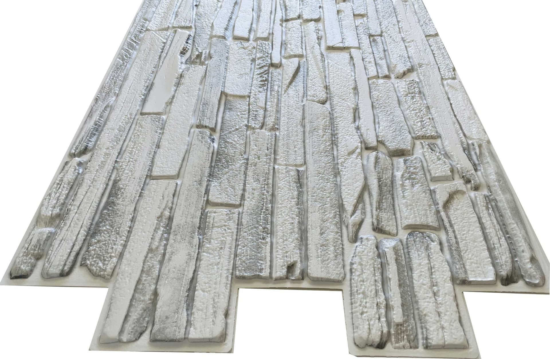 Pannelli 3D Rivestimento a parete in PVC effetto pietra, cementine, Maioliche, legno Realistici e isolanti. Eternal Parquet