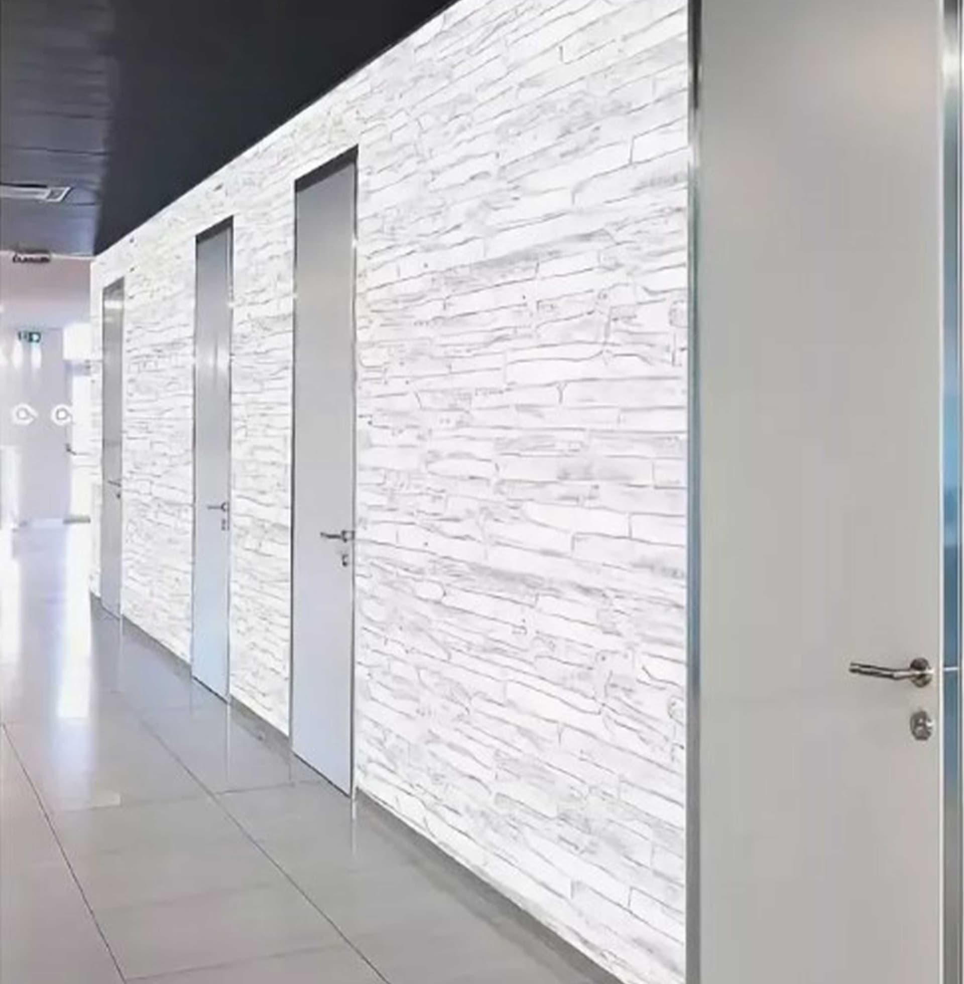 Pannelli 3D Rivestimento a parete in PVC effetto pietra, cementine, Maioliche, legno Realistici e isolanti. - 26
