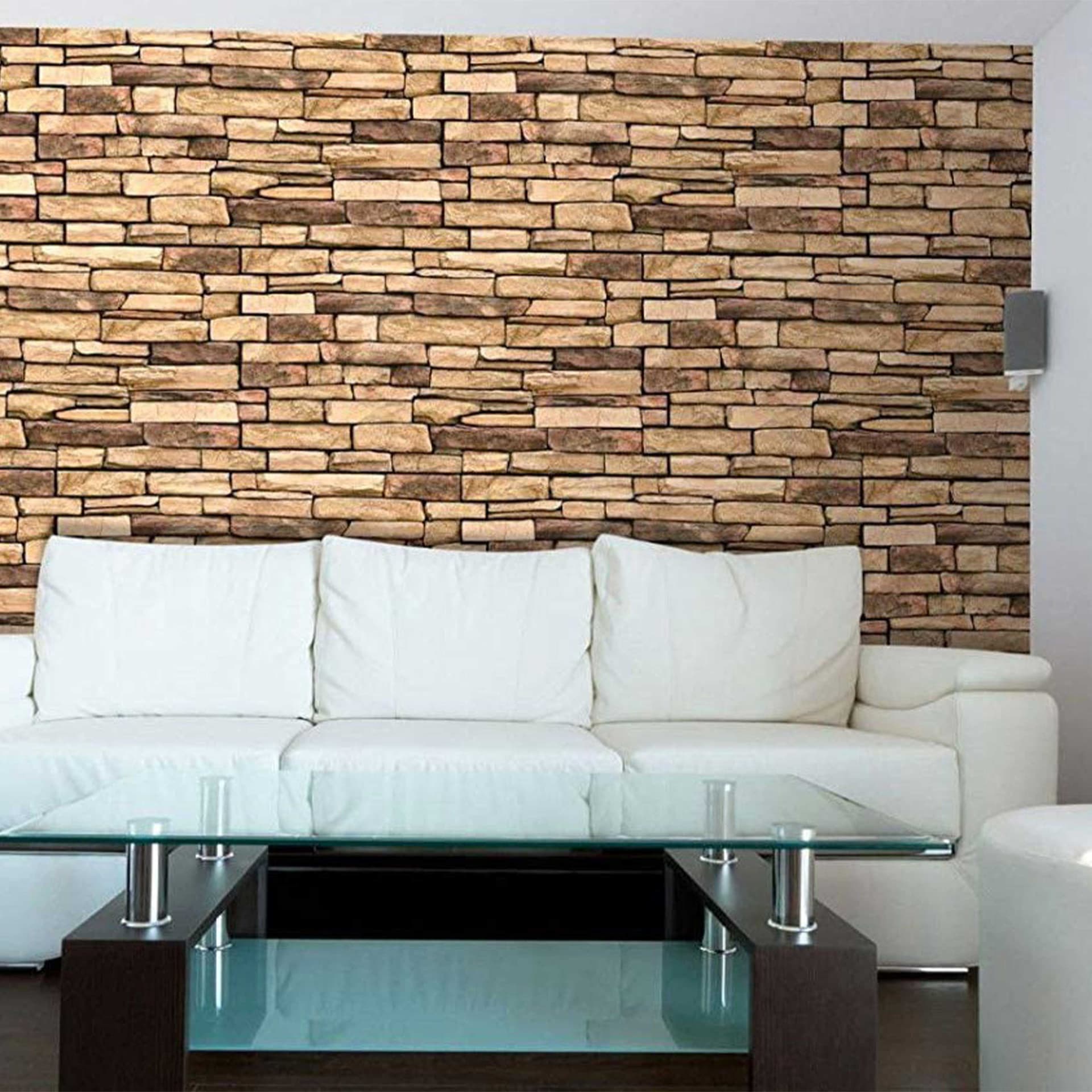 Pannelli 3D Rivestimento a parete in PVC effetto pietra, cementine, Maioliche, legno Realistici e isolanti. - 29