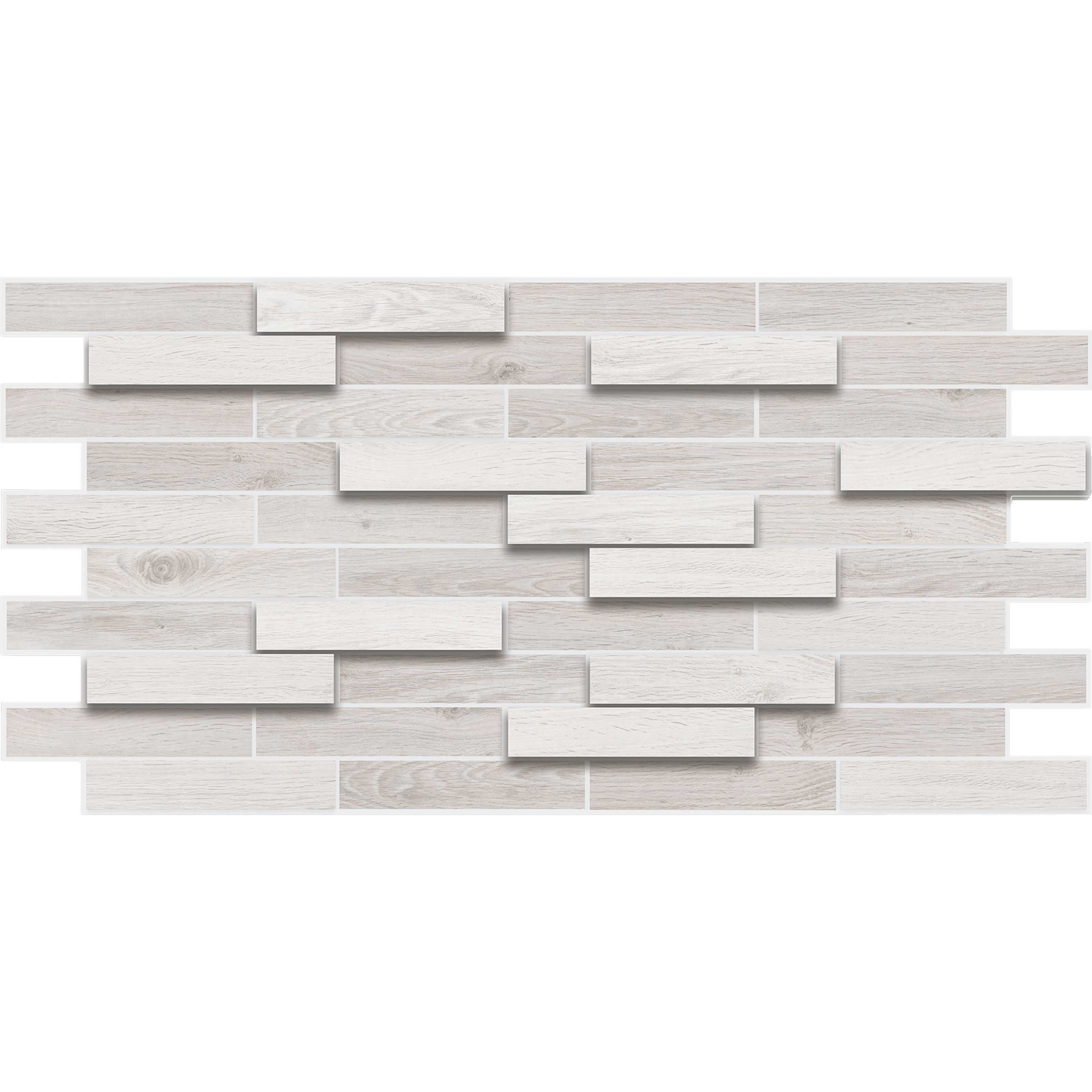 Pannelli 3D Rivestimento a parete in PVC effetto pietra, cementine, Maioliche, legno Realistici e isolanti. - 40