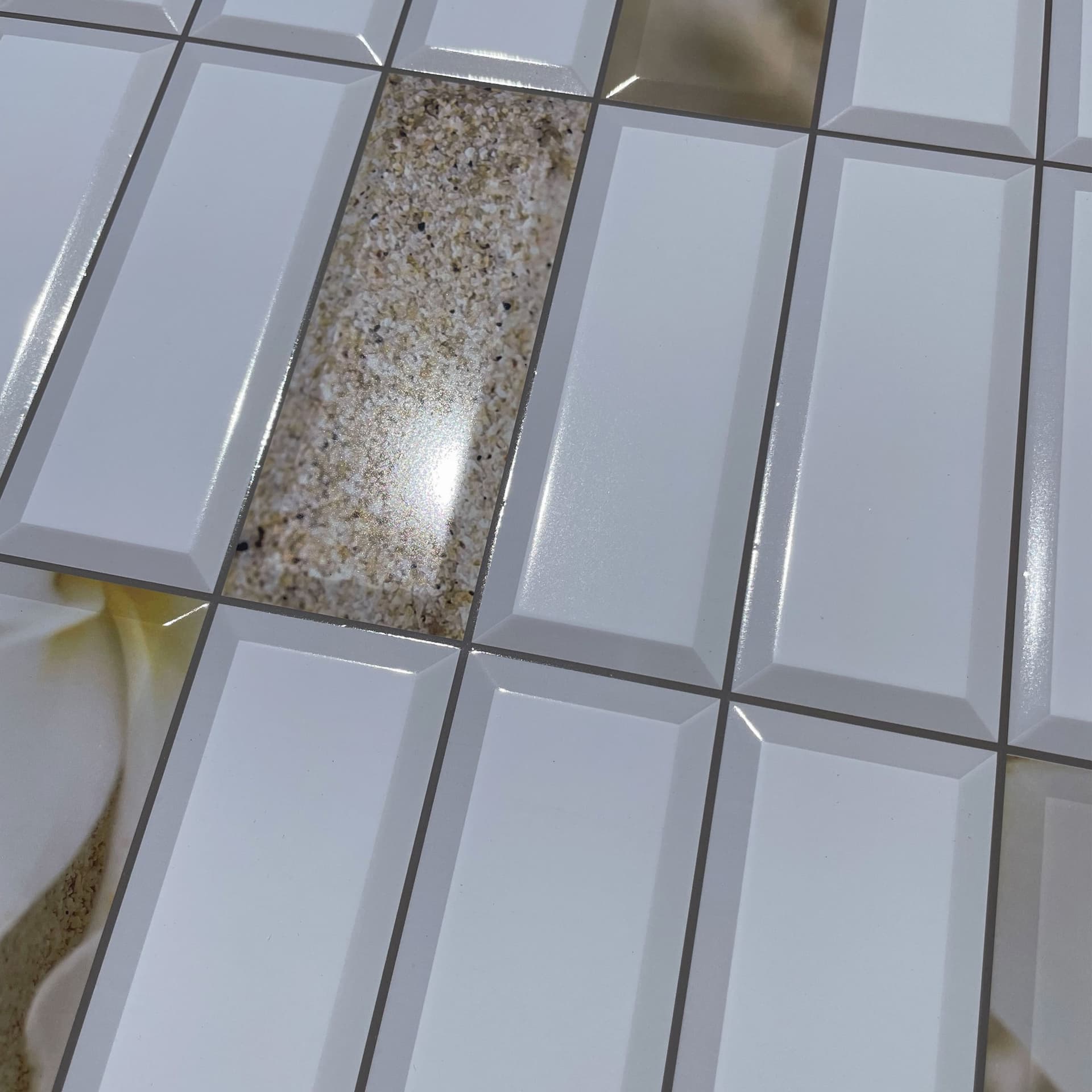 MAXI Pannelli 3D HI-RES Rivestimento a parete in PVC - PIASTRELLE ZEN- Realistici e isolanti. - 3