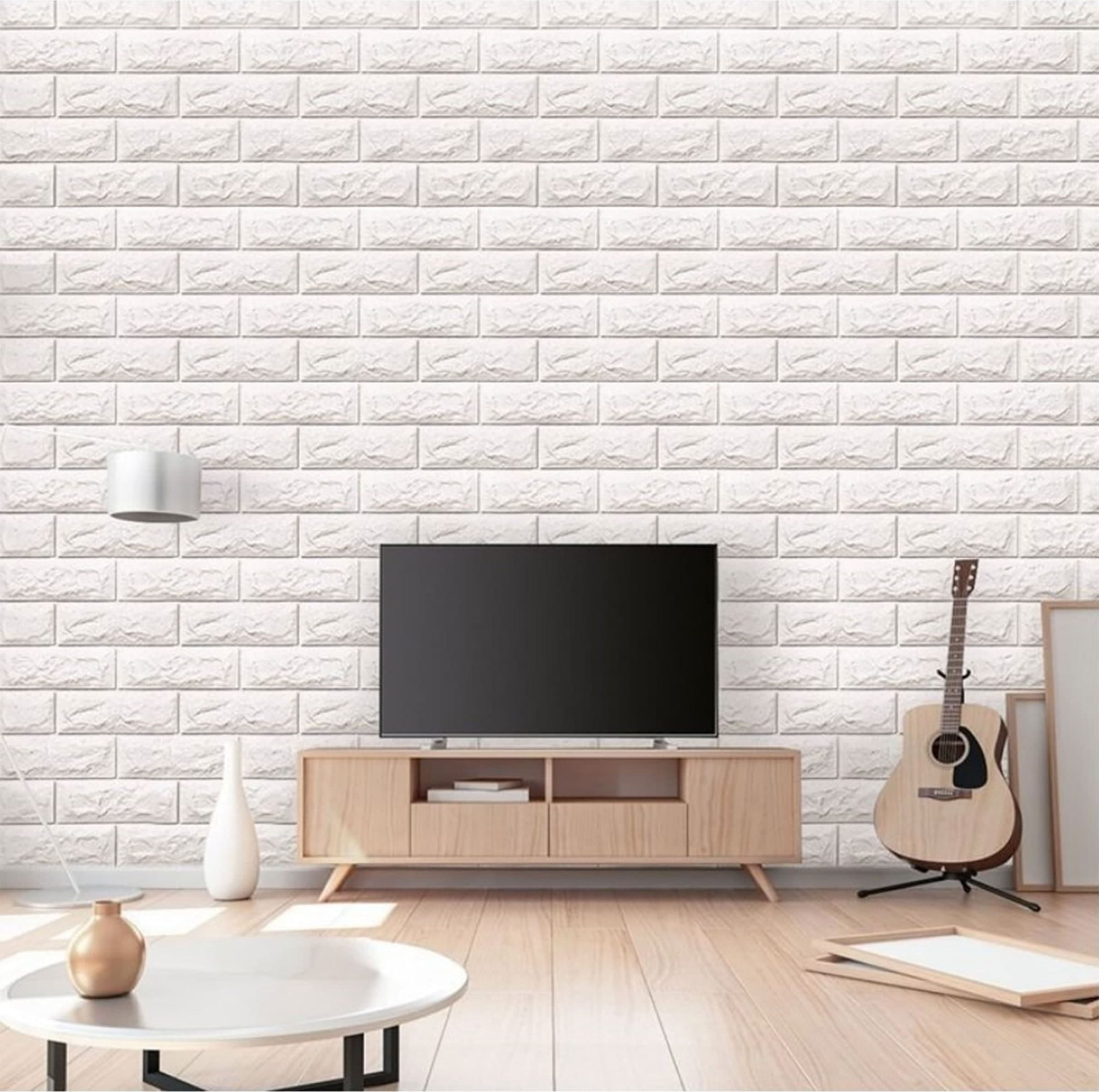 Pannelli 3D Autoadesivi in PE 70X70cm Mattoni o Legno Resistenti, isolanti, idrorepellenti, economici - 31