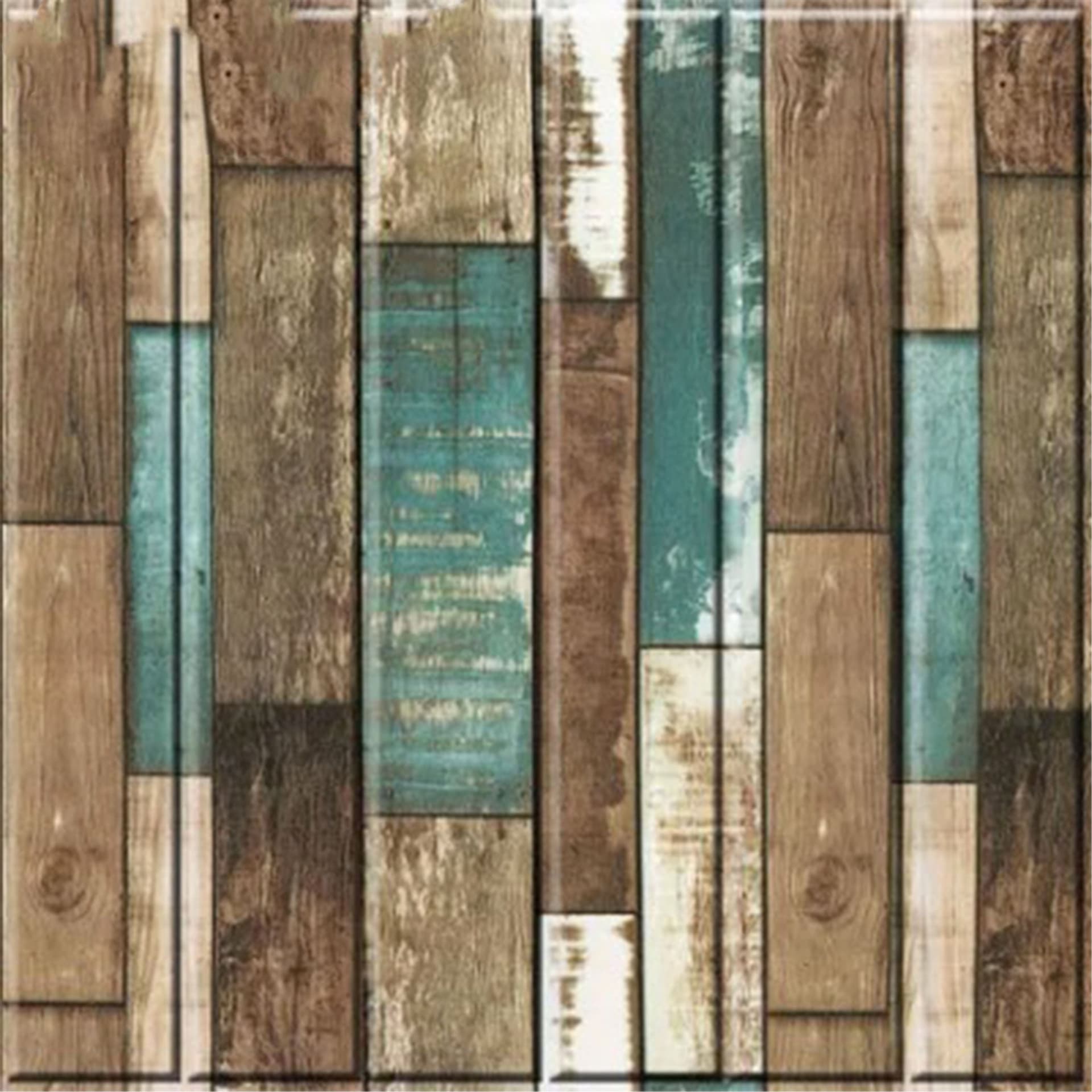 Pannelli 3D Autoadesivi in PE 70X70cm Mattoni o Legno Resistenti, isolanti, idrorepellenti, economici - 35
