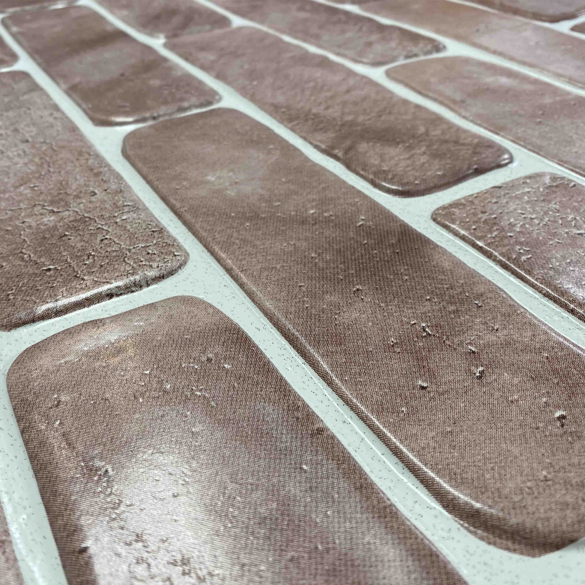 Pannelli 3D Rivestimento a parete in PVC effetto MATTONI ANTICHI Realistici e isolanti. - 2