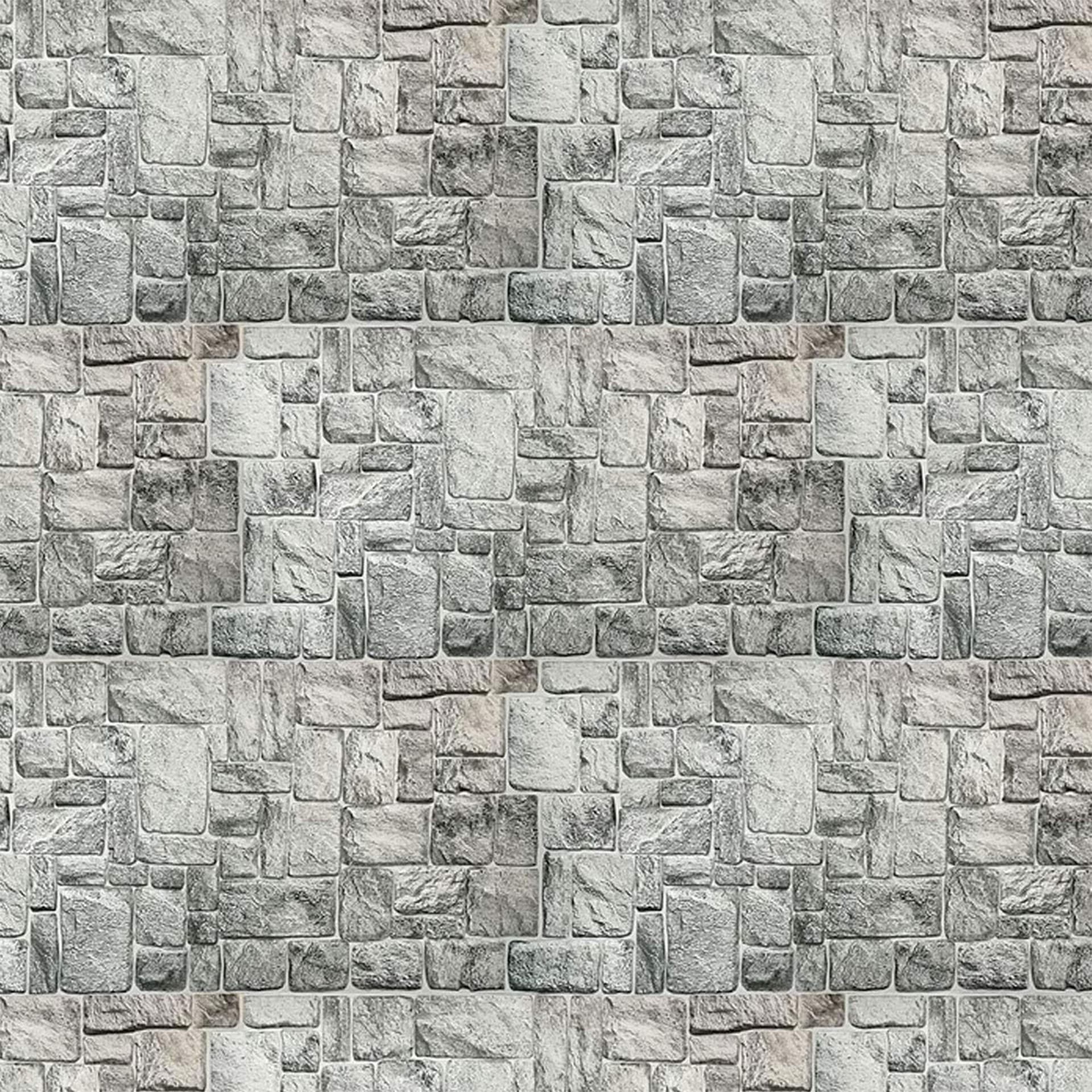 Pannelli 3D Rivestimento a parete in PVC effetto pietra GRIGIA NATURALE Realistici e isolanti. - Eternal Parquet