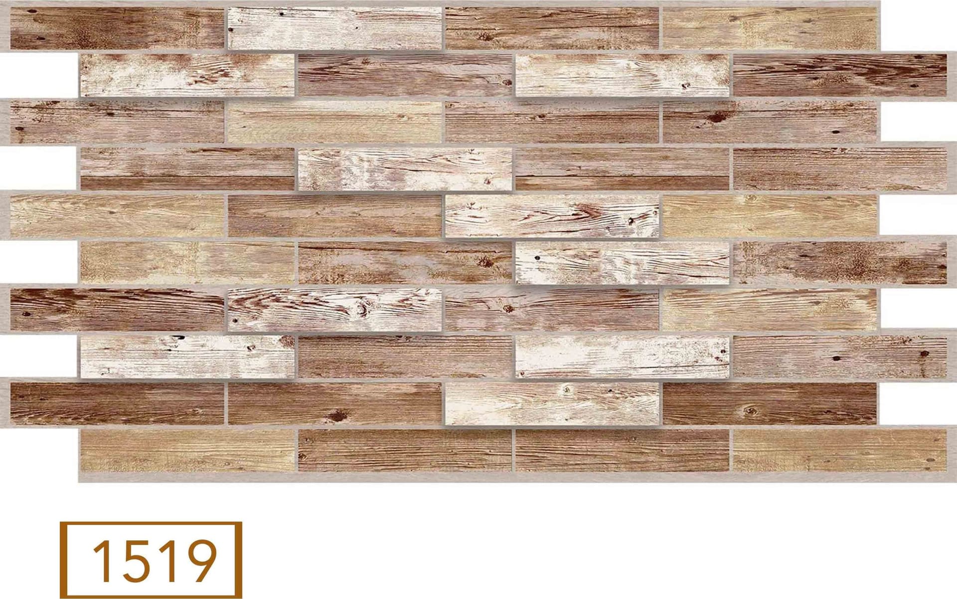 Pannelli 3D Rivestimento a parete in PVC effetto pietra,mattoni,ceramiche, legno Realistici e isolanti. Eternal Parquet
