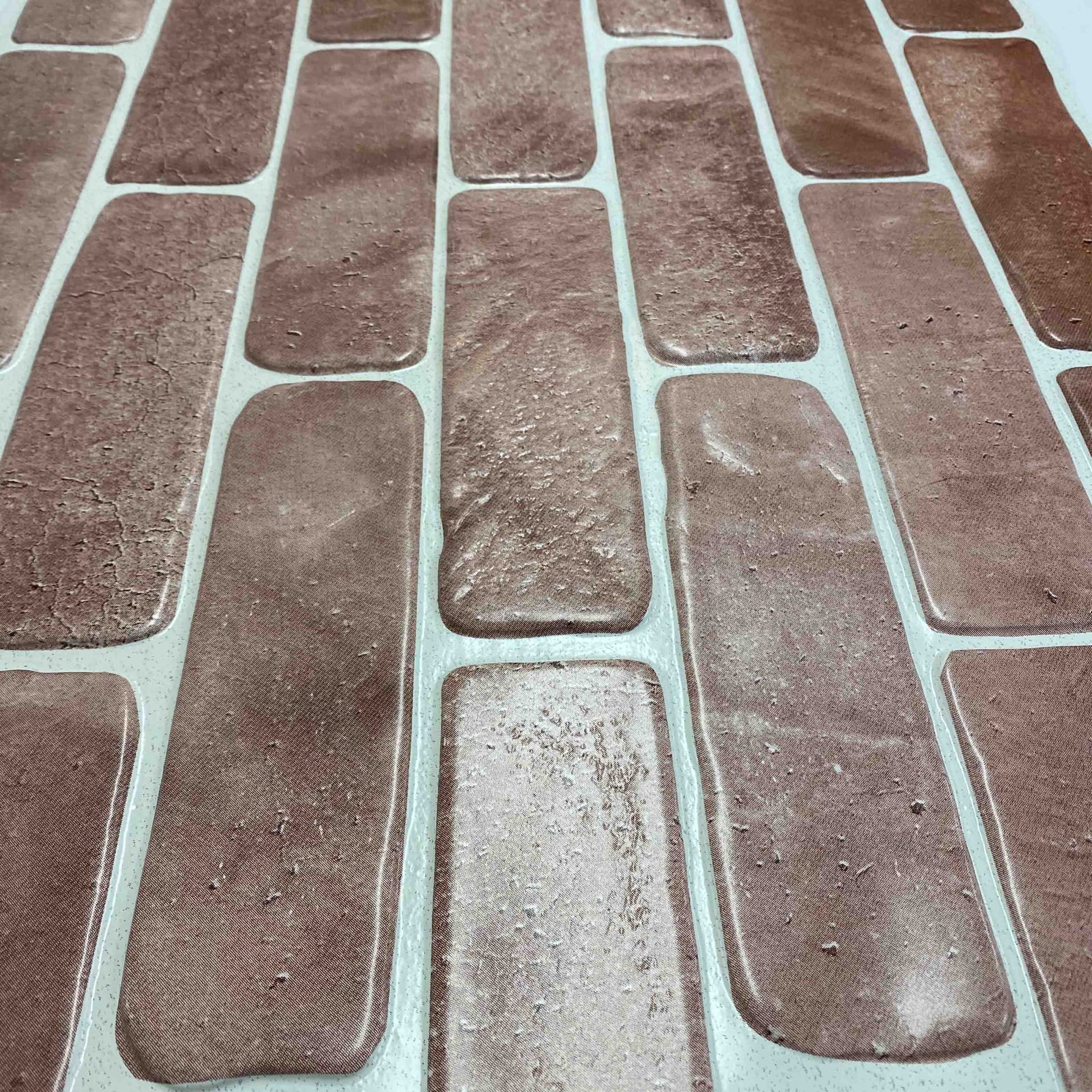Pannelli 3D Rivestimento a parete in PVC effetto pietra,mattoni,ceramiche, legno Realistici e isolanti. - 22