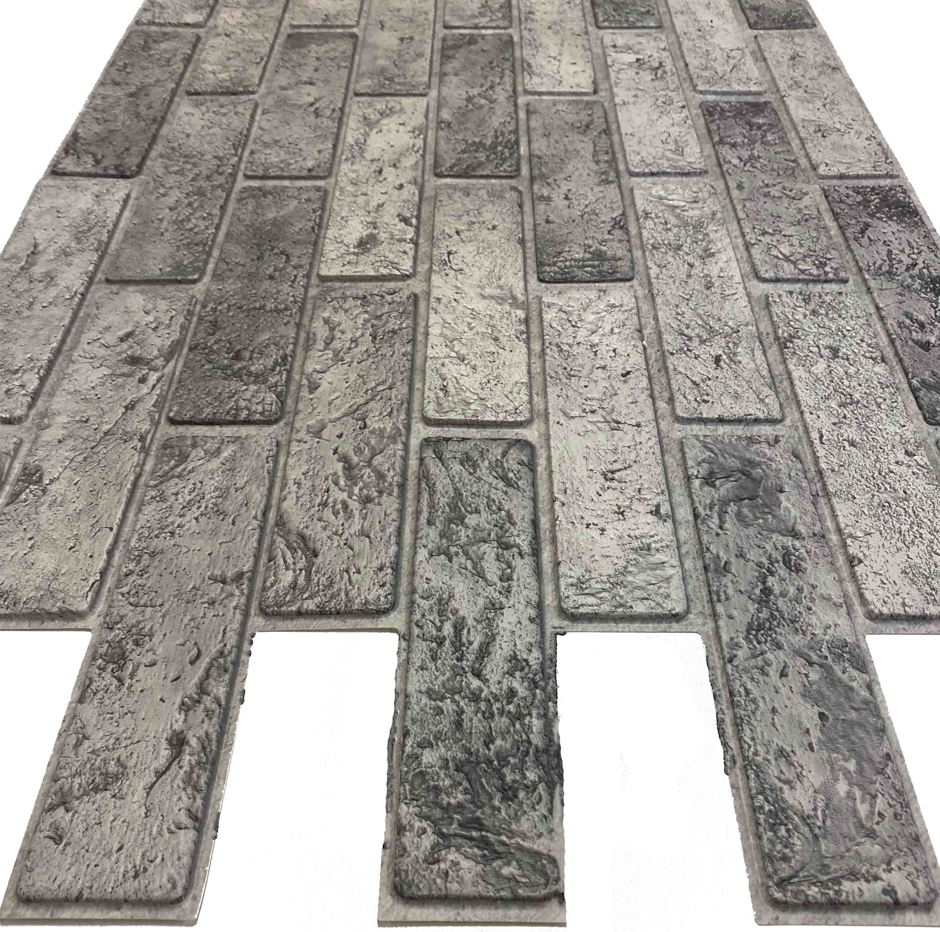 Pannelli 3D Rivestimento a parete in PVC effetto pietra,mattoni,ceramiche, legno Realistici e isolanti. - 24