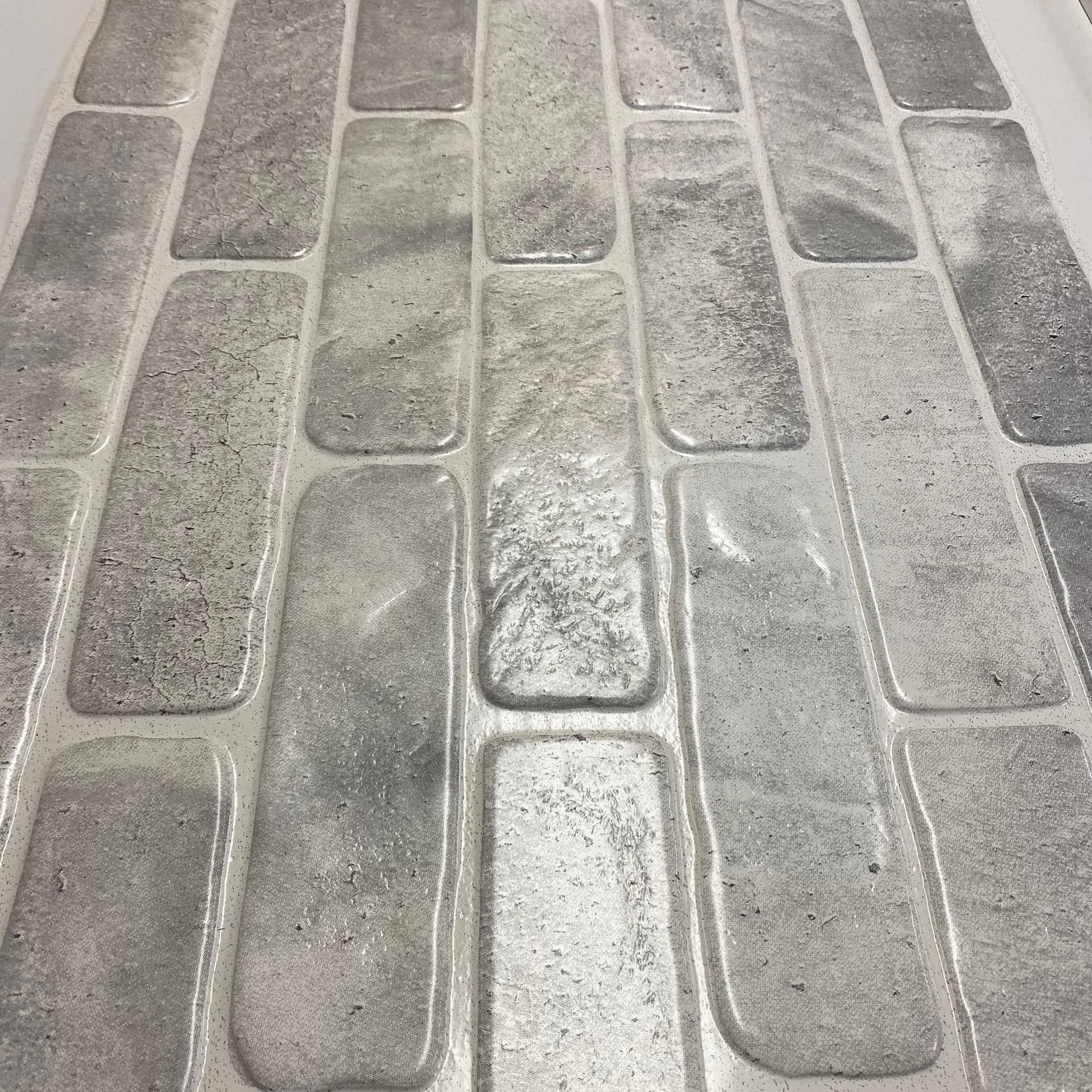 Pannelli 3D Rivestimento a parete in PVC effetto pietra,mattoni,ceramiche, legno Realistici e isolanti. - 25