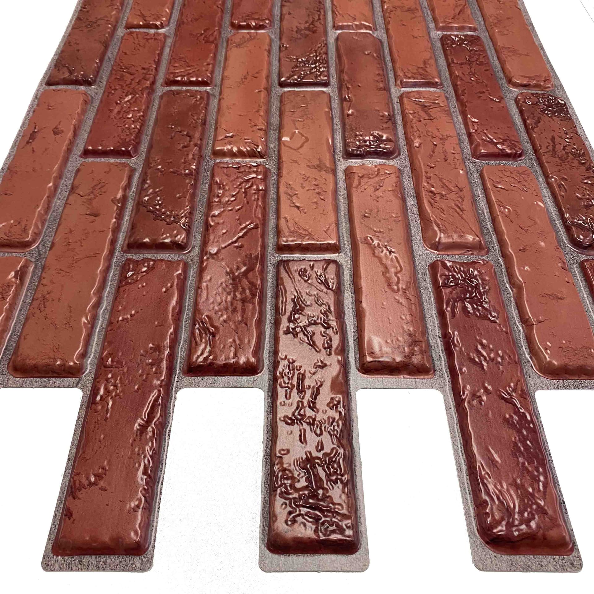 Pannelli 3D Rivestimento a parete in PVC effetto pietra,mattoni,ceramiche, legno Realistici e isolanti. - 26