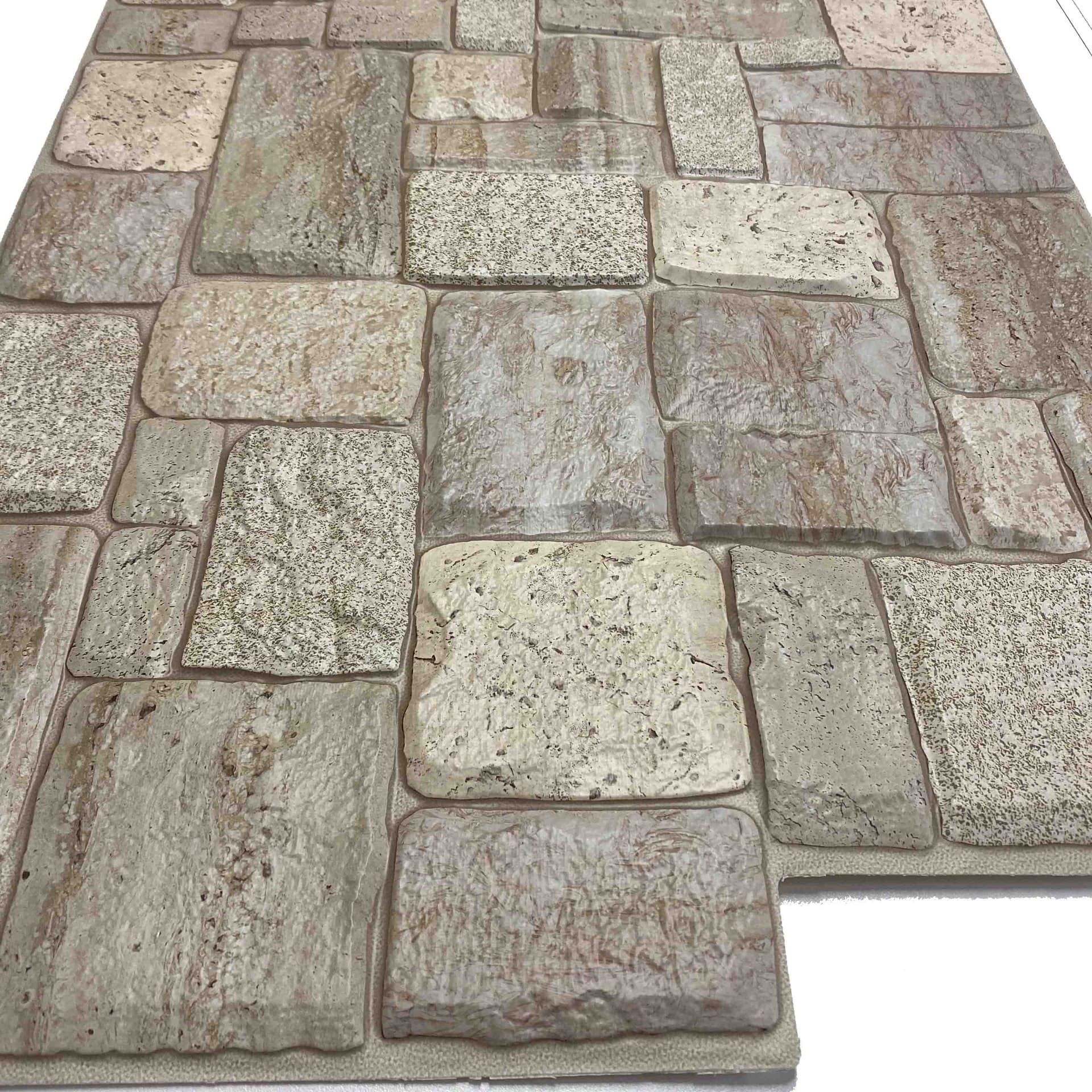 Pannelli 3D Rivestimento a parete in PVC effetto pietra,mattoni,ceramiche, legno Realistici e isolanti. - 29