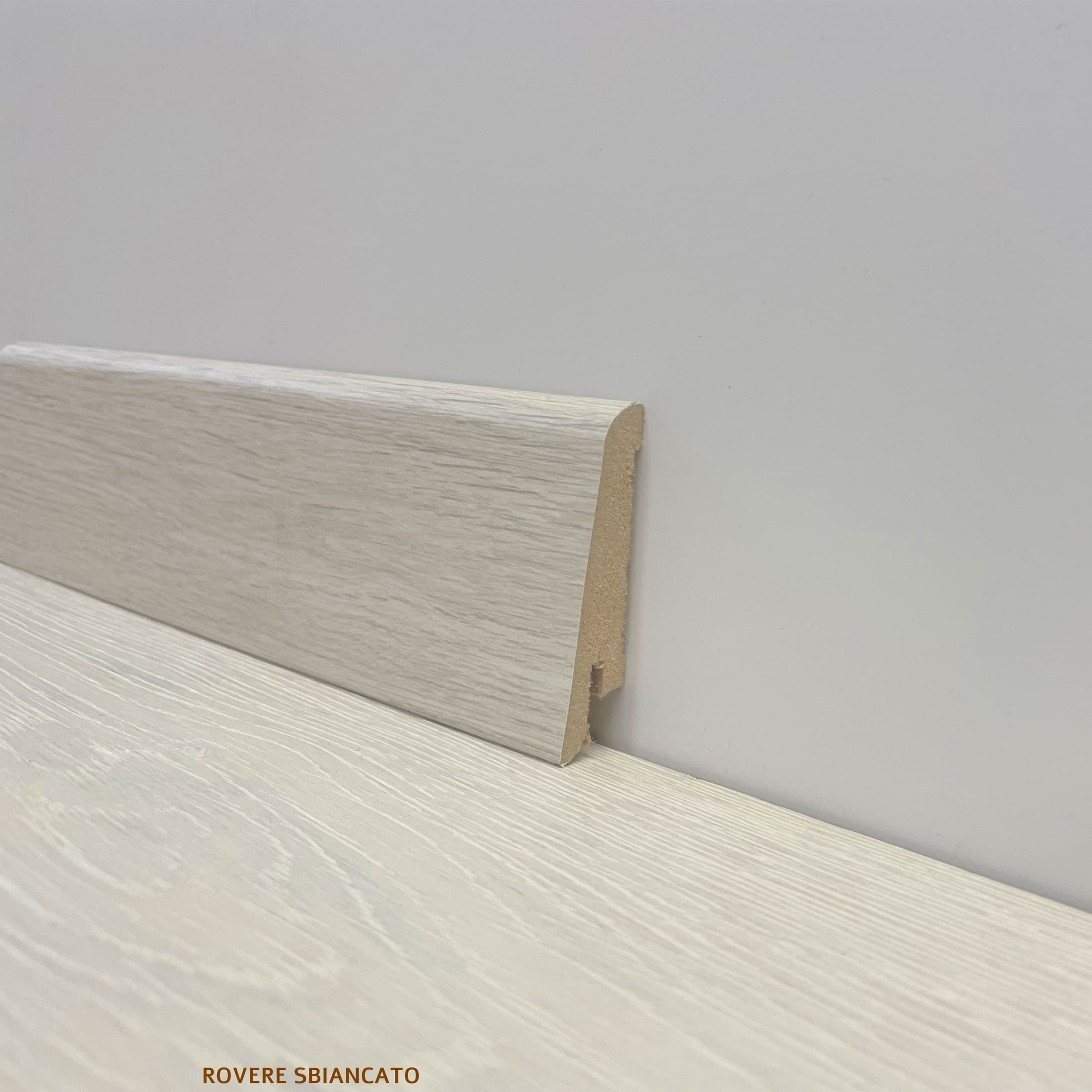 €1,69 - BATTISCOPA ZOCCOLINO in FIBRA DI LEGNO 60x15 Vari decori, Parquet, Laminati, SPC, LVT (prezzo al metro) - 26
