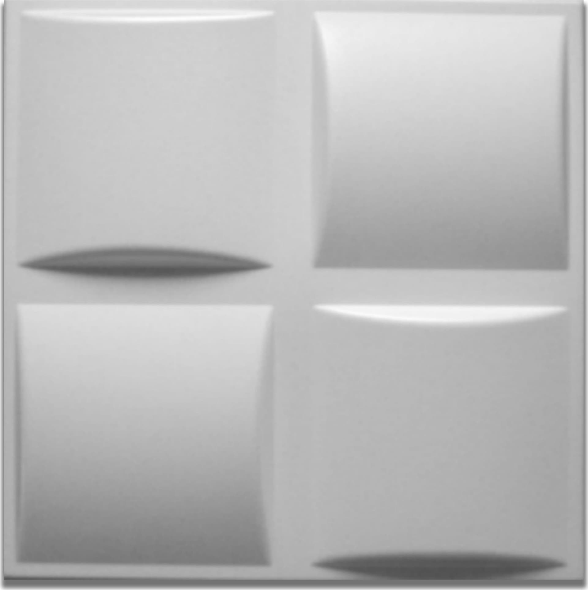 10/20mq di Pannelli in EPS (polistirene compatto) 3D a soffitto o Parete 50x50x2cm Bianchi 4 modelli Eternal Parquet