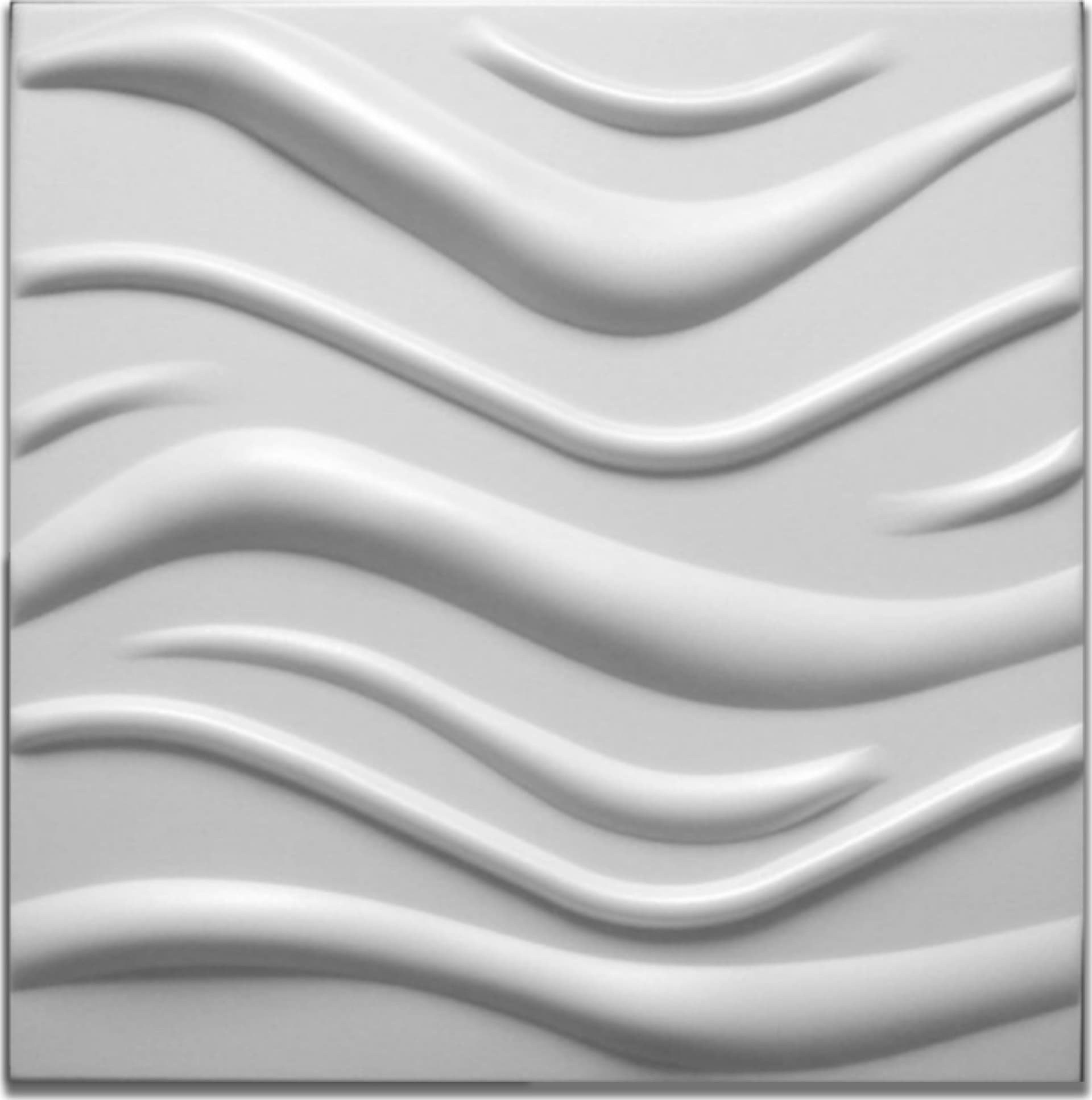 10/20mq di Pannelli in EPS (polistirene compatto) 3D a soffitto o Parete 50x50x2cm Bianchi 4 modelli Eternal Parquet