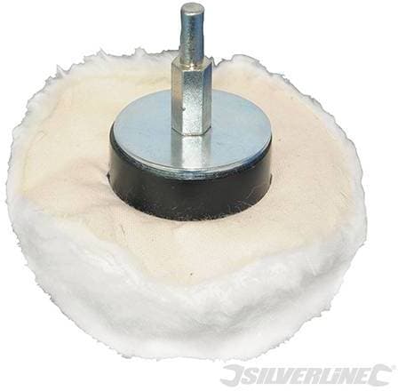 Spugna di lucidatura in cotone morbido per trapani elettrici diametro 6mm silverline in Spugne abrasive Eternal Brico - Ariano Irpino, commercioVirtuoso.it