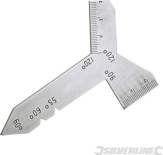 Silverline calibro in acciaio marcato con angoli Prezzo
