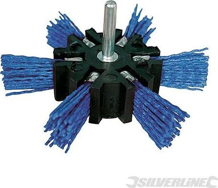 Silverline Spazzola ad alette in nylon fina e grossa ideale per sbavature Offerta 3pezzi in Spazzole metalliche Eternal Brico - Ariano Irpino, commercioVirtuoso.it