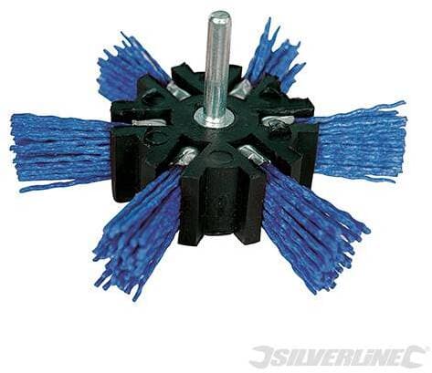 Silverline Spazzola ad alette in nylon fina e grossa ideale per sbavature Offerta 3pezzi in Spazzole metalliche Eternal Brico - Ariano Irpino, commercioVirtuoso.it