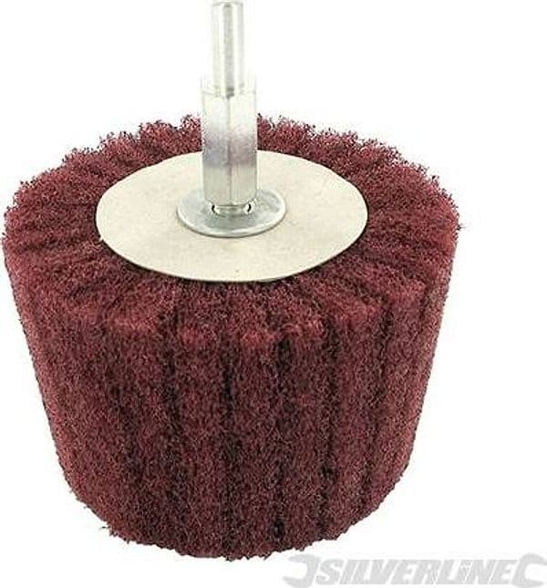 Spugna lamellare cilindrica in fibra di nylon ideale per levigatura e pulitura di legno e metallo - 3