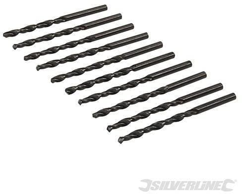Punte metriche trapano Jobber HSS-R 10 pezzi acciaio temperato Silverline in Punte jobber Eternal Brico - Ariano Irpino, commercioVirtuoso.it