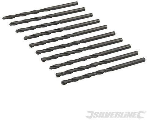 Punte metriche trapano Jobber HSS-R 10 pezzi acciaio temperato Silverline in Punte jobber Eternal Brico - Ariano Irpino, commercioVirtuoso.it