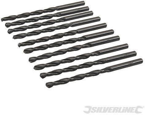 Punte metriche trapano Jobber HSS-R 10 pezzi acciaio temperato Silverline in Punte jobber Eternal Brico - Ariano Irpino, commercioVirtuoso.it