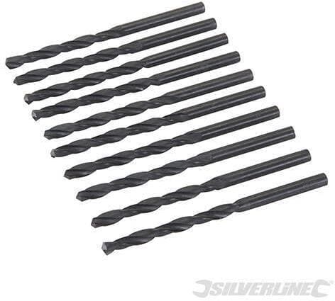 Punte metriche trapano Jobber HSS-R 10 pezzi acciaio temperato Silverline in Punte jobber Eternal Brico - Ariano Irpino, commercioVirtuoso.it