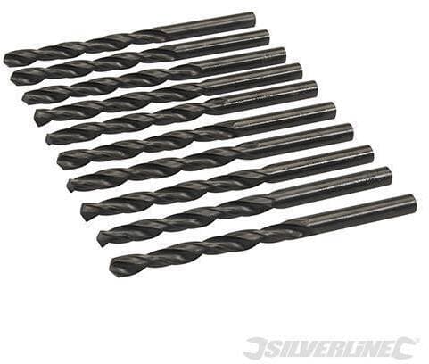 Punte metriche trapano Jobber HSS-R 10 pezzi acciaio temperato Silverline in Punte jobber Eternal Brico - Ariano Irpino, commercioVirtuoso.it