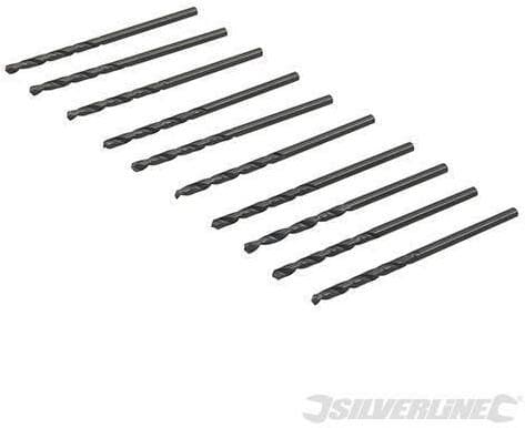 Punte metriche trapano Jobber HSS-R 10 pezzi acciaio temperato Silverline in Punte jobber Eternal Brico - Ariano Irpino, commercioVirtuoso.it