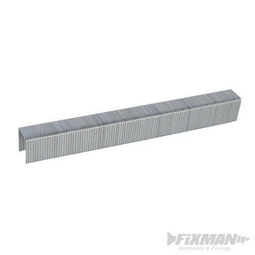 Punte metalliche 10J per graffatrici manuali pneumatiche ed elettriche Fixman 5000pezzi - 5