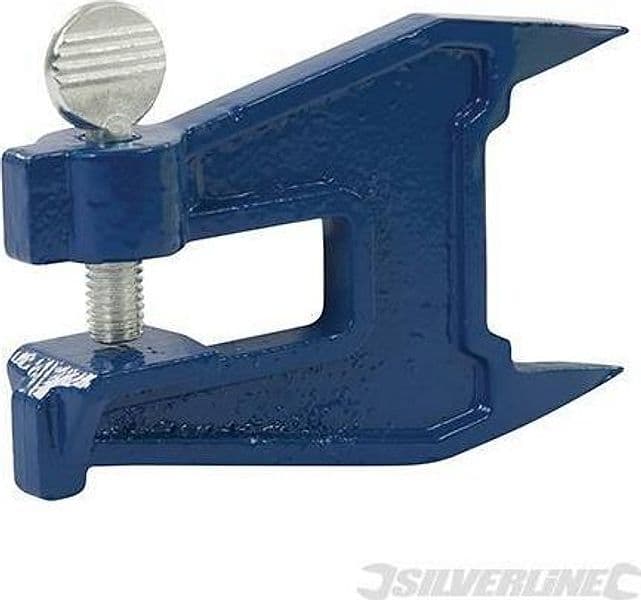 Morsa in acciaio fissaggio lama motosega per affilatura 0-16 mm Offerta Silverline