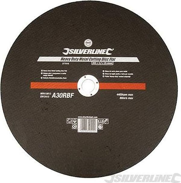 Disco da taglio piatto per metallo in alluminio Silverline di lunga durata Silverline