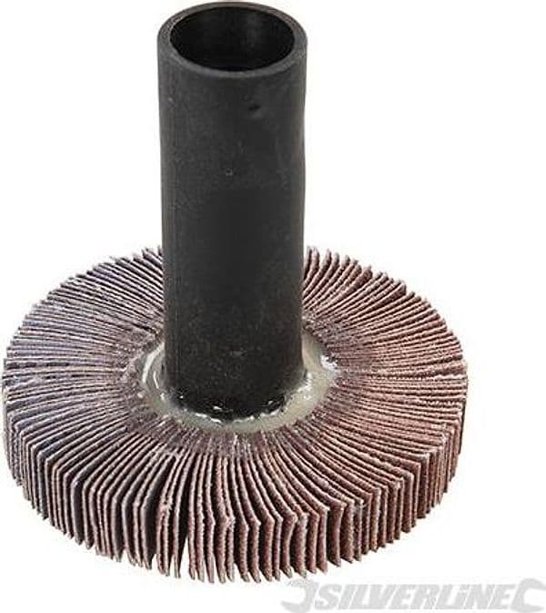 Disco Lamellare di levigatura per smerigliatrice grana 120 Silverline accessorio