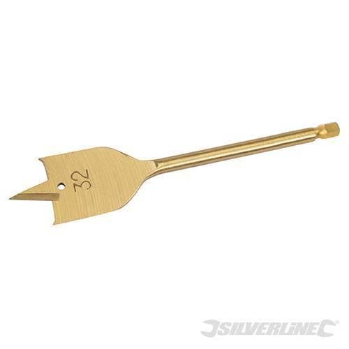Mecchie Ricoperte in titanio per Falegnameria codolo esagonale anche cartongesso silverline – 32mm – dorato