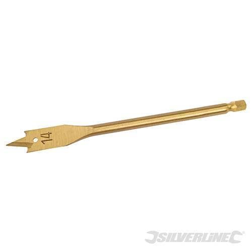 Mecchie Ricoperte in titanio per Falegnameria codolo esagonale anche cartongesso silverline – 14 mm – legno