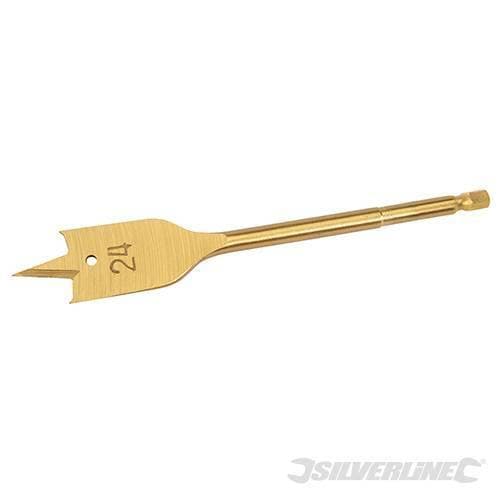 Mecchie Ricoperte in titanio per Falegnameria codolo esagonale anche cartongesso silverline – 24mm – dorato