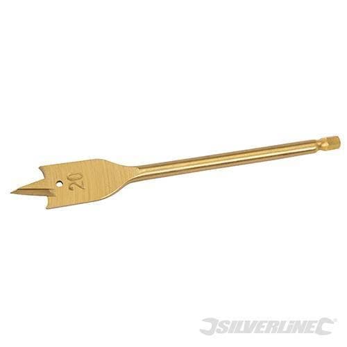 Mecchie Ricoperte in titanio per Falegnameria codolo esagonale anche cartongesso silverline – 20 mm – dorato