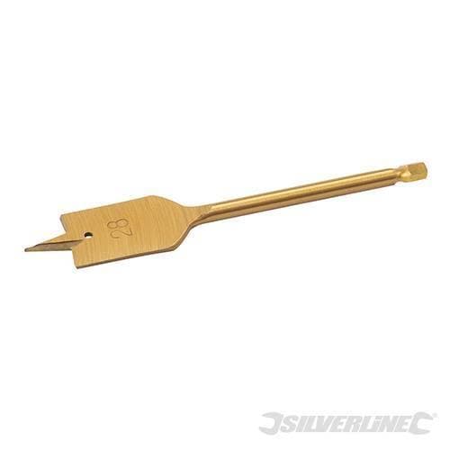 Mecchie Ricoperte in titanio per Falegnameria codolo esagonale anche cartongesso silverline – 28 mm – legno