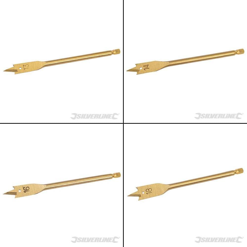 Mecchie Ricoperte in titanio per Falegnameria codolo esagonale anche cartongesso silverline Silverline