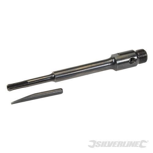 Mandrino SDS Plus per fresa a tazza varie misure Silverline