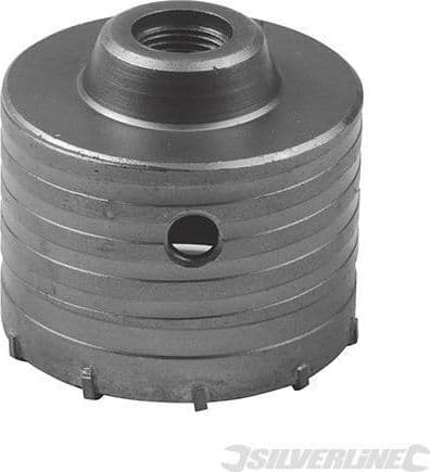 Fresa carotatrice a tazza per muri in TCT e acciaio robusto Silverline 595769 silverline