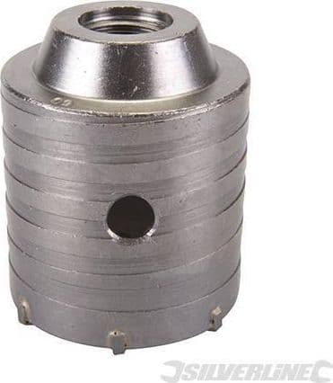 Fresa carotatrice a tazza per muri in TCT e acciaio robusto Silverline 595769 silverline