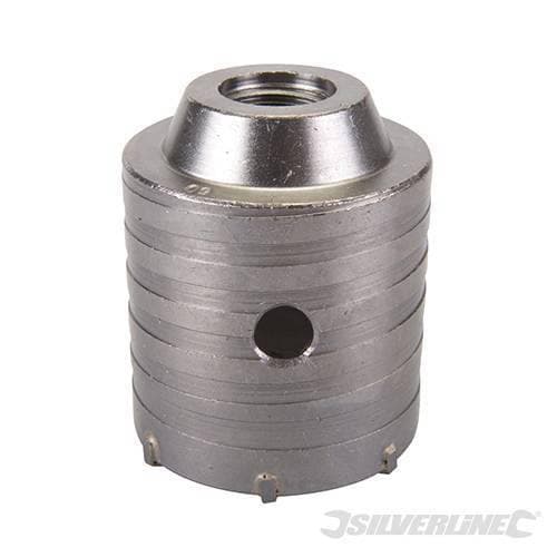 Fresa carotatrice a tazza per muri in TCT e acciaio robusto Silverline 595769 silverline