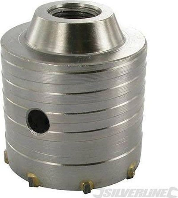 Fresa carotatrice a tazza per muri in TCT e acciaio robusto Silverline 595769 - 15