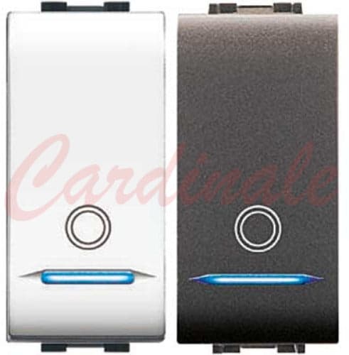 PULSANTE UNIPOLARE ILLUMINABILE MYLIFE 16Ax 250V Interruttori Placche in Interruttori a pulsante Eternal Brico - Ariano Irpino, commercioVirtuoso.it