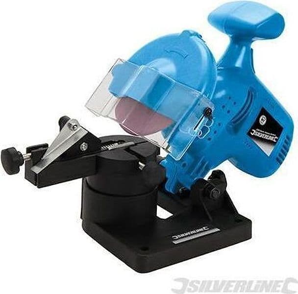 Affilatrice Elettrica per Catene di Motosega e dischi 220W + accessori