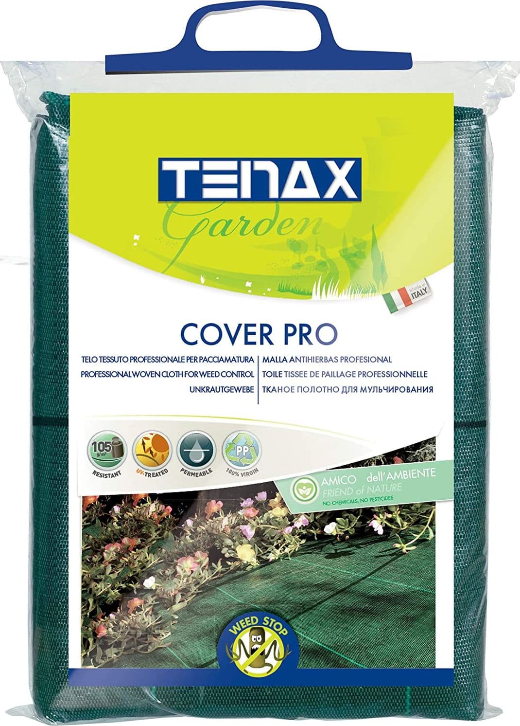 TENAX COVER PRO TELO PROFESSIONALE PER LA PACCIAMATURA DISPONIBILI IN 2 COLORI – Verde – tessuto